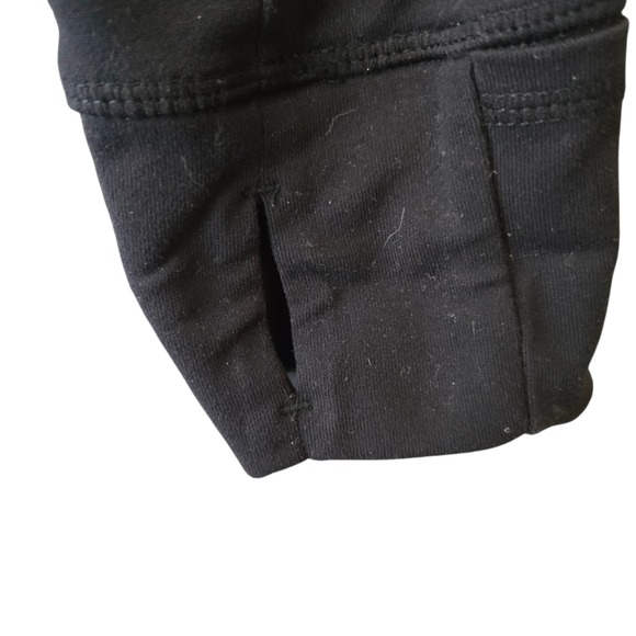 Tuff Athletics Womens Black Full Zip Performance Jacket Thumbholes Size L - Picture 7 of 11